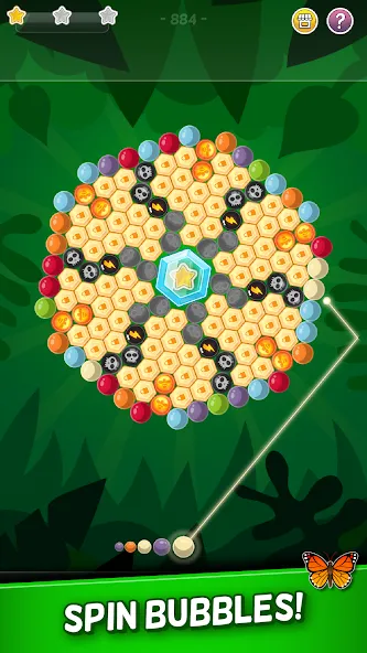 Bubble Cloud: Spin & Pop screenshot 1