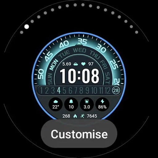Luminous Turntable ZKin Watch screenshot 32