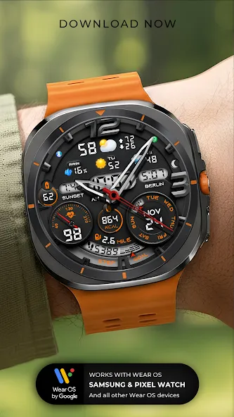 PER32 Ultra Hybrid Watch Face screenshot 6