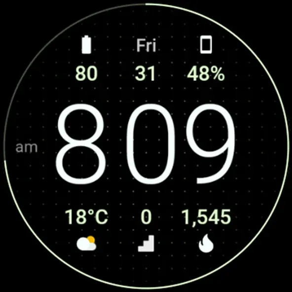 Simple Digital Watch Face screenshot 8