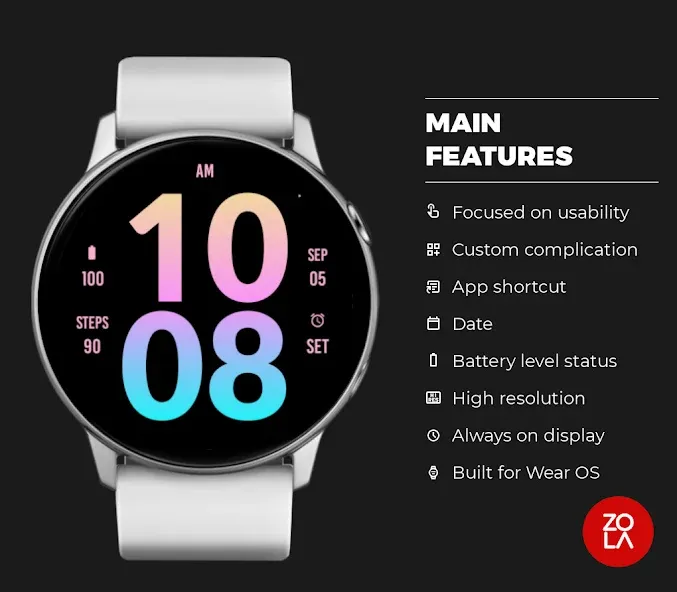 Big Summer Watch Face screenshot 2