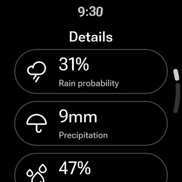 Weather forecast screenshot 28