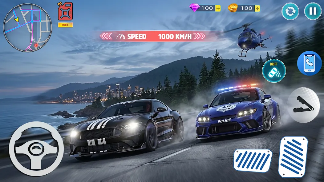 Police Car Chase: Cop Sim screenshot 2