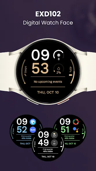 EXD102: Digital Watch Face screenshot 5