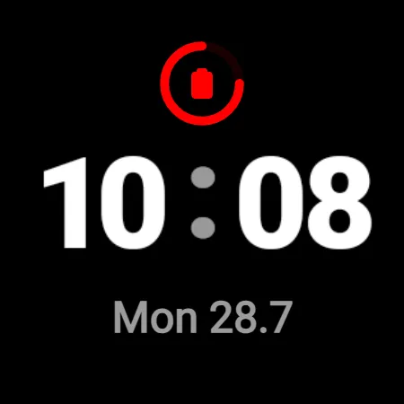 Minimal Digital Watch Face screenshot 6