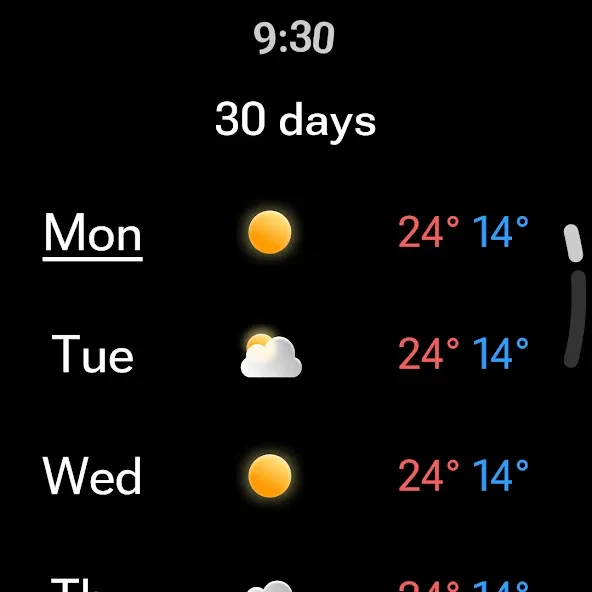 Weather forecast screenshot 27