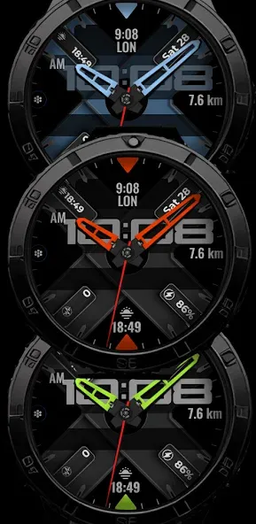 Hybrid Watch Face CUE135 screenshot 2