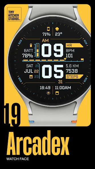 TKS 19 Arcadex Watch Face screenshot 1