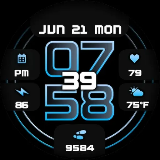NW Ace Pro Wear OS Watch Face screenshot 12