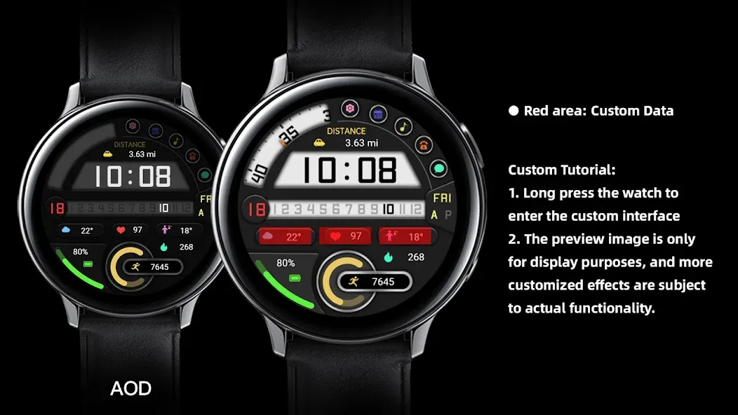 Colorful Comparison ZKin Watch screenshot 4