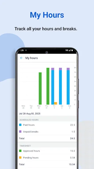 Humanity Schedule by TCP screenshot 3