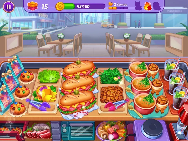 Cooking Crush - 玩烹饪游戏和时间管理游戏 screenshot 12