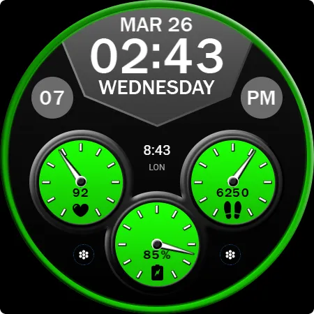 Key WF64 Digital Watch Face screenshot 28