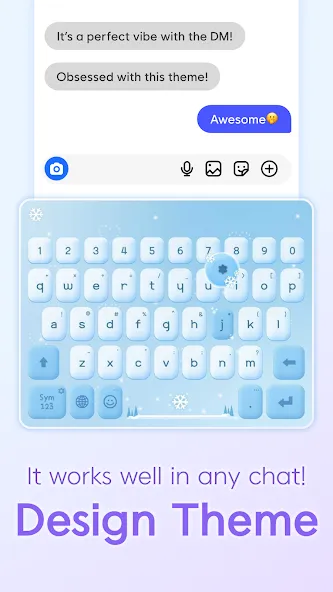 Design Keyboard - Fonts, Emoji screenshot 2