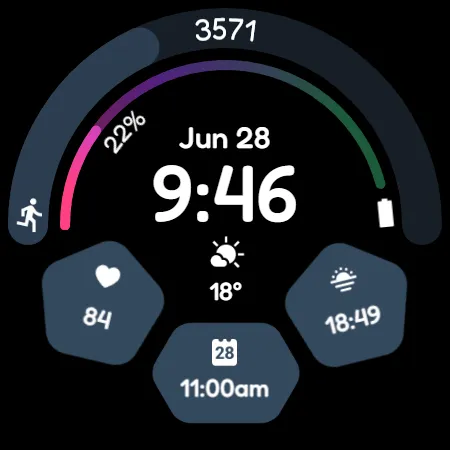 Digital Watchface D8 screenshot 25