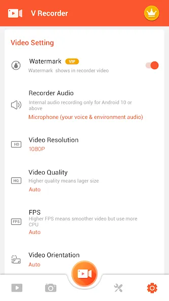 Bildschirmrekorder Videoeditor screenshot 8