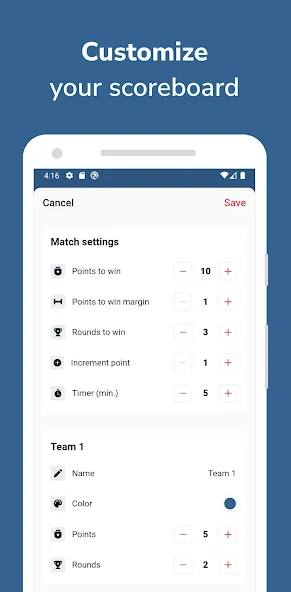 Scoreboard - Keep score screenshot 5