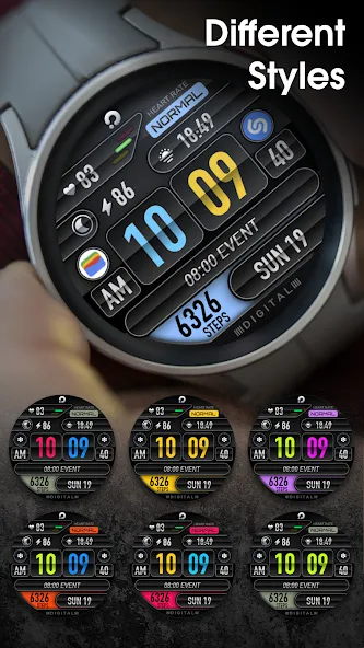 PRADO 05 Digital Watch Face screenshot 6