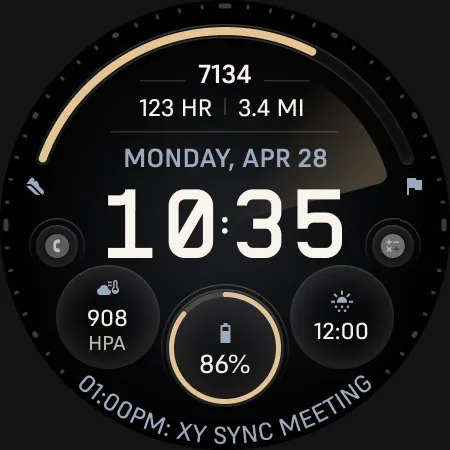 TKS 27 Kuro Watch Face screenshot 8