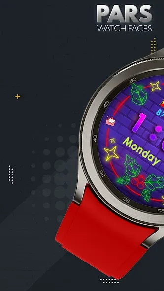 Pars Christmas Watch Face screenshot 2