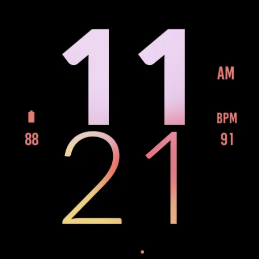 Lovely Large Watch Face screenshot 6