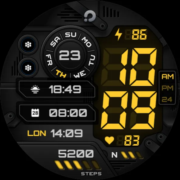 PRADO X115 Digital Watch Face screenshot 10