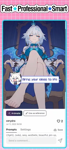PixAI: AI Anime Art Generator screenshot 4
