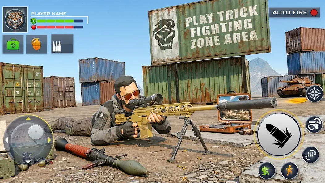 FPS Gun Battle Shooting Game screenshot 2