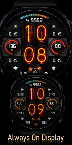Nixie Fenix 8 Digital Wear OS screenshot 2