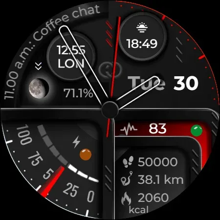 Digital Watch Face CUE101 screenshot 15