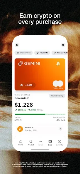 Gemini Markets & Credit Card screenshot 3