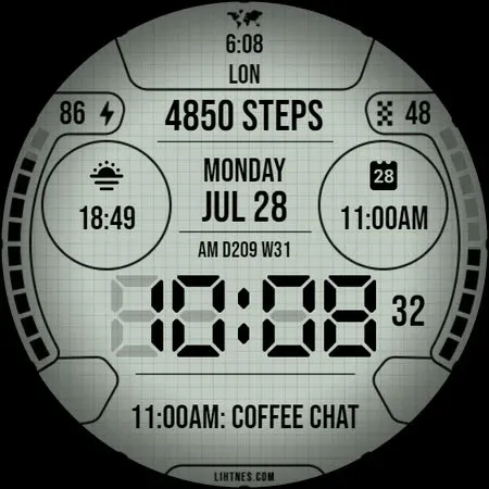 Digital Watch Face 055 screenshot 6