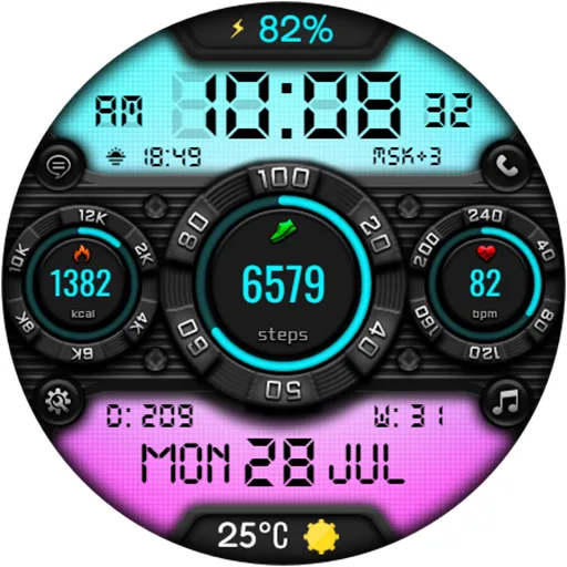 DIGI SPONIDY CTS38 Watch face screenshot 22