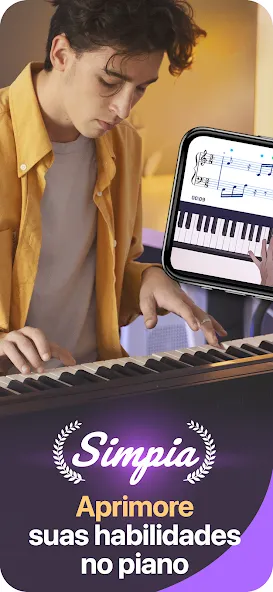 Simpia: Aprenda Piano Rápido screenshot 1