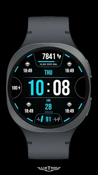 Health Watch Face 044 screenshot 1