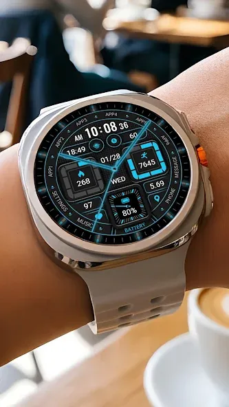 Fluorescence Clock ZKin Watch screenshot 1