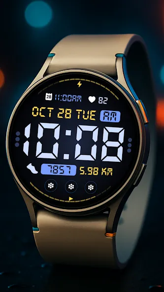 CH054 Digital watch face screenshot 6