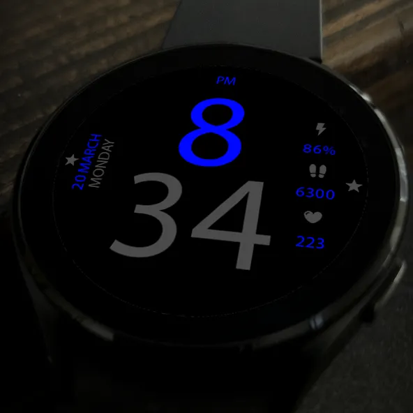 Key036 Digital Watch Face screenshot 6
