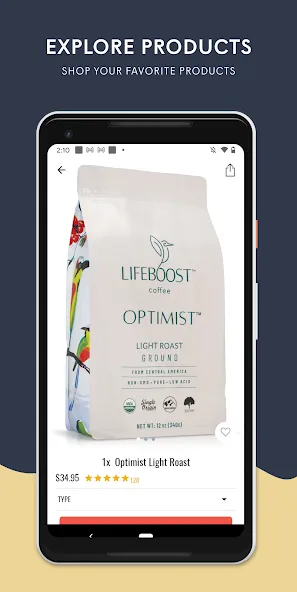 Lifeboost Coffee screenshot 4
