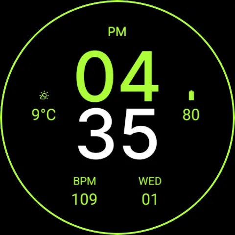 Black Z Watch Face screenshot 7