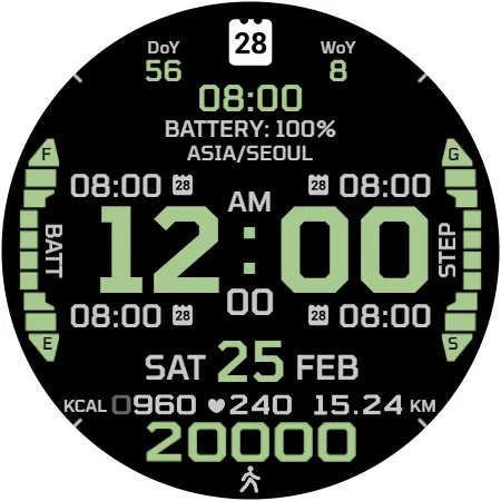 IWF AllNew DIGI II watch face screenshot 28