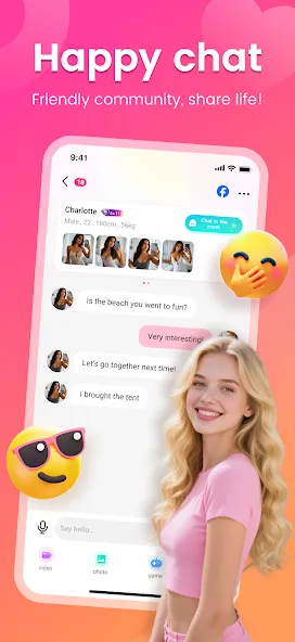 Waha - Video Chat & Party screenshot 5