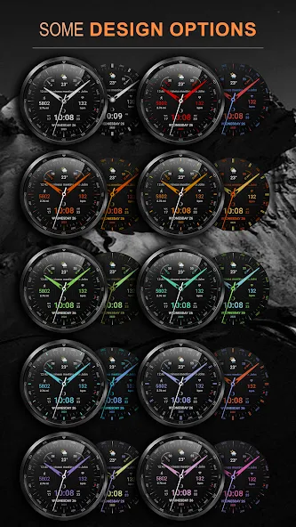 WFP 311 Modern watch face screenshot 3