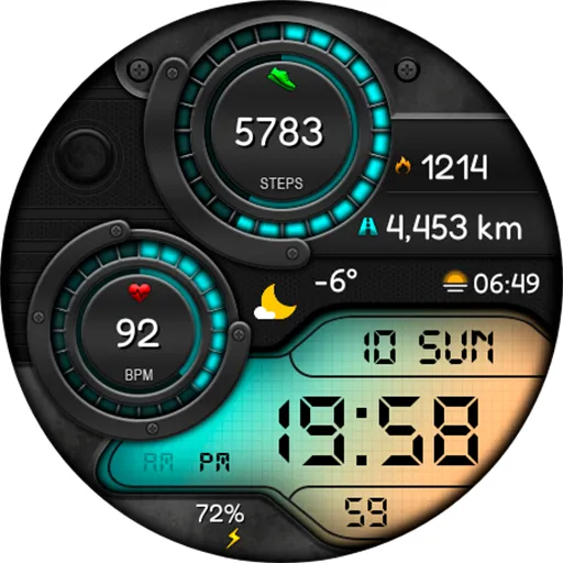 Digital Artumi Watch face screenshot 23