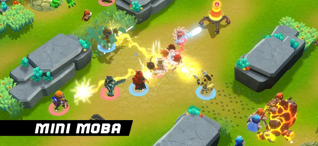 BATTLE BEARS HEROES Mini MOBA screenshot 2