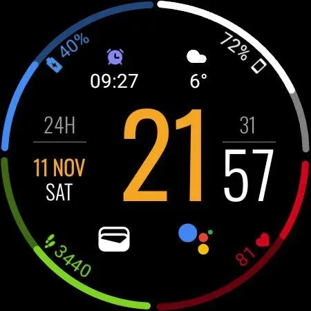 Dens Digital 1 Watch Face screenshot 1
