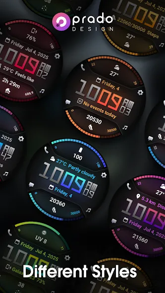 PRADO 77 Digital Watch Face screenshot 6