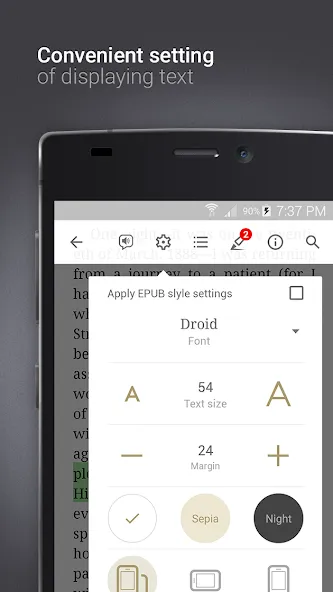 eReader Prestigio: Lector screenshot 4