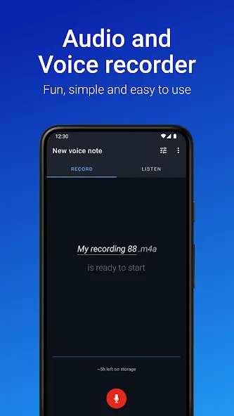 Easy Voice Recorder screenshot 1