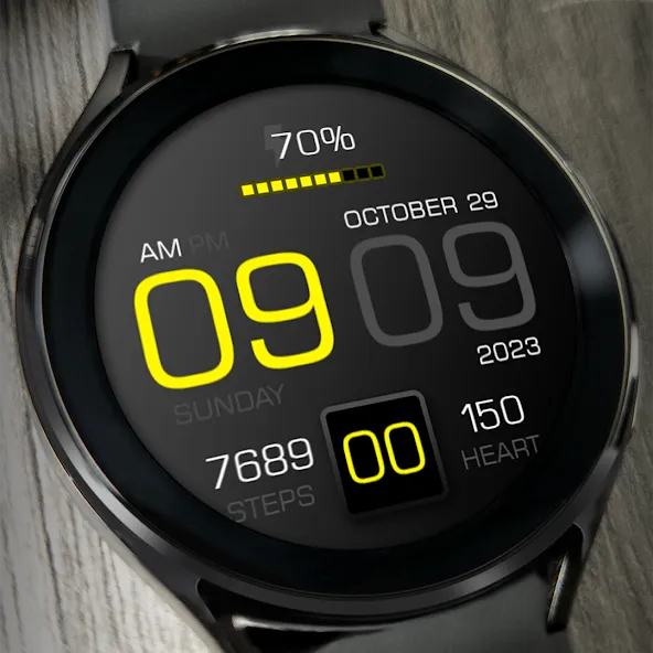 Key083 Digital Watch Face screenshot 3